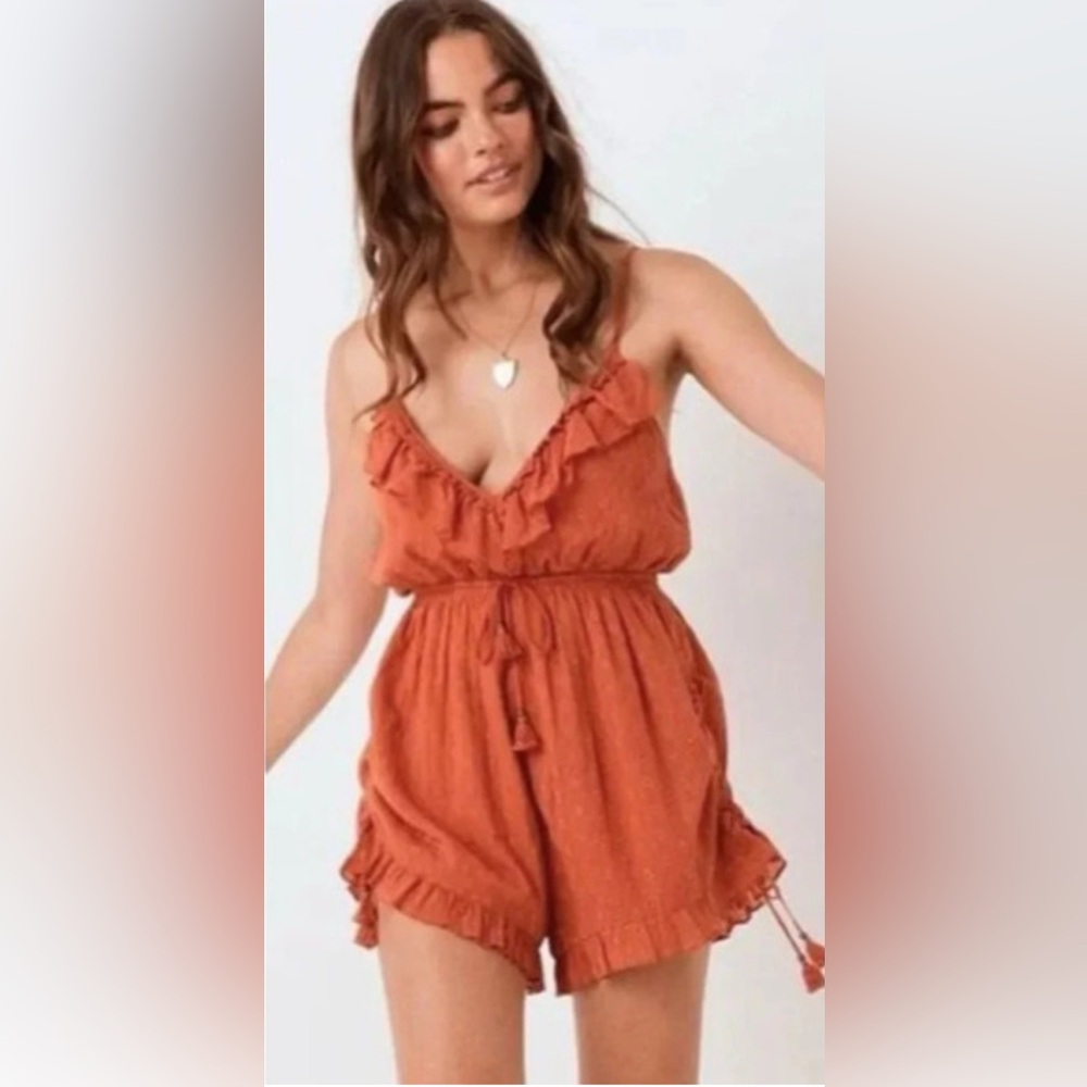 Spell & the Gypsy Collective Copper Daisy Chain Romper Medium